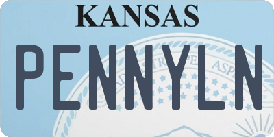 KS license plate PENNYLN