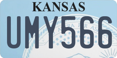 KS license plate UMY566