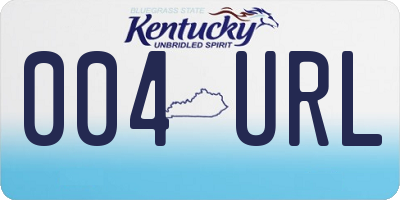KY license plate 004URL
