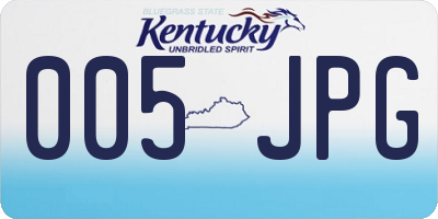 KY license plate 005JPG