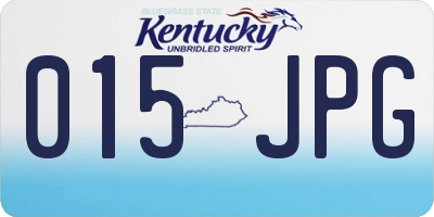 KY license plate 015JPG