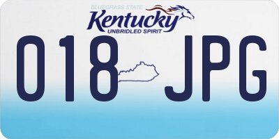 KY license plate 018JPG
