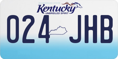 KY license plate 024JHB