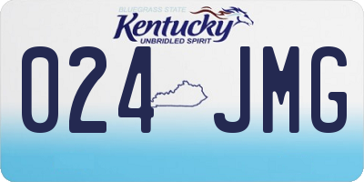 KY license plate 024JMG