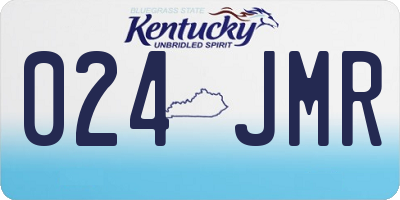 KY license plate 024JMR