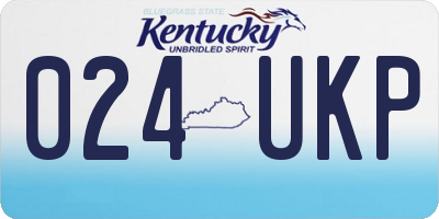 KY license plate 024UKP