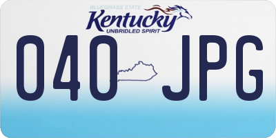 KY license plate 040JPG