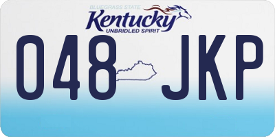 KY license plate 048JKP