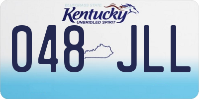 KY license plate 048JLL
