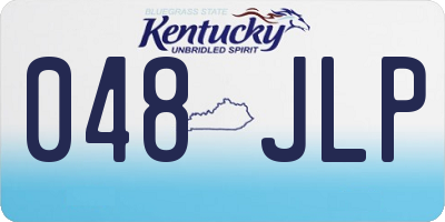 KY license plate 048JLP