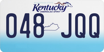 KY license plate 048JQQ