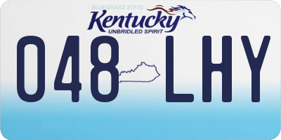 KY license plate 048LHY