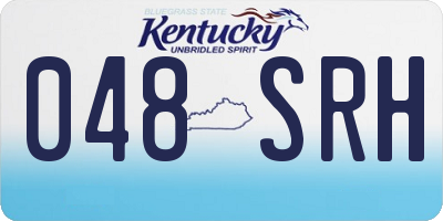 KY license plate 048SRH