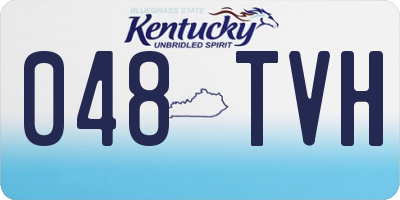 KY license plate 048TVH