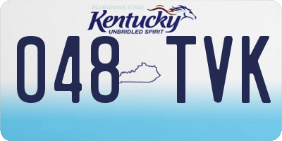KY license plate 048TVK