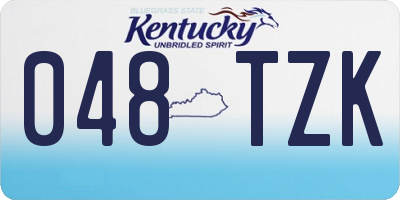 KY license plate 048TZK