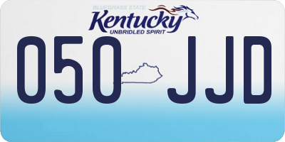 KY license plate 050JJD