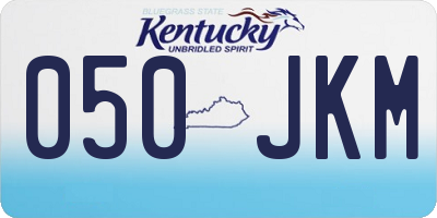 KY license plate 050JKM