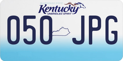 KY license plate 050JPG