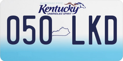 KY license plate 050LKD