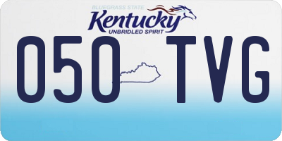 KY license plate 050TVG