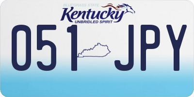 KY license plate 051JPY