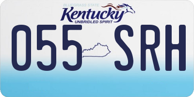 KY license plate 055SRH