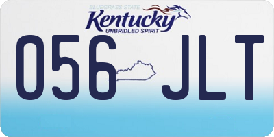 KY license plate 056JLT