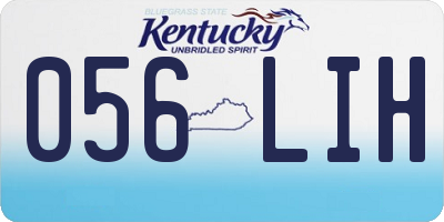 KY license plate 056LIH