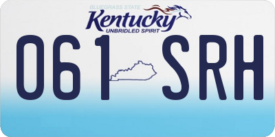 KY license plate 061SRH