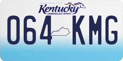 KY license plate 064KMG