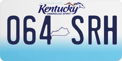 KY license plate 064SRH