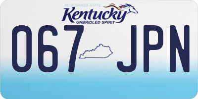 KY license plate 067JPN
