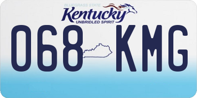 KY license plate 068KMG