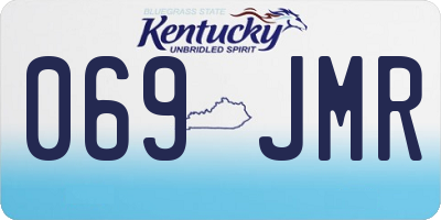 KY license plate 069JMR
