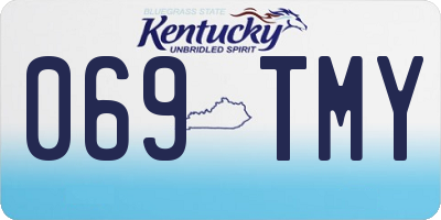 KY license plate 069TMY