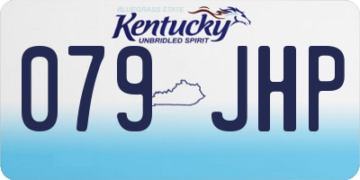 KY license plate 079JHP