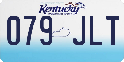 KY license plate 079JLT