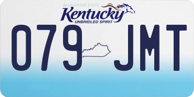 KY license plate 079JMT