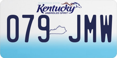 KY license plate 079JMW