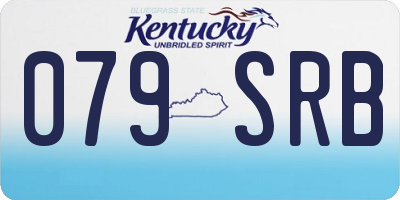 KY license plate 079SRB