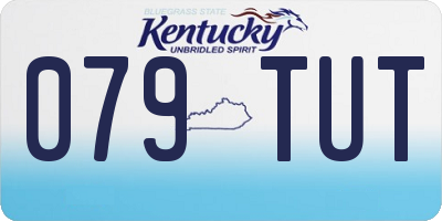KY license plate 079TUT