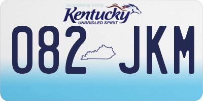 KY license plate 082JKM