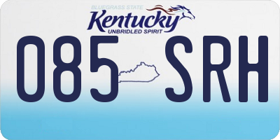 KY license plate 085SRH