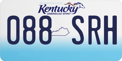 KY license plate 088SRH