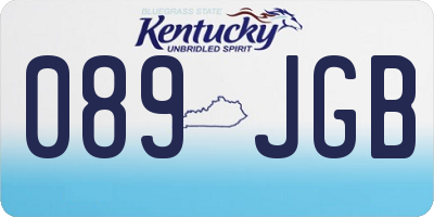 KY license plate 089JGB