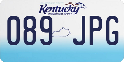KY license plate 089JPG