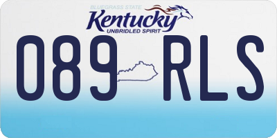 KY license plate 089RLS