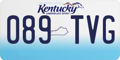 KY license plate 089TVG