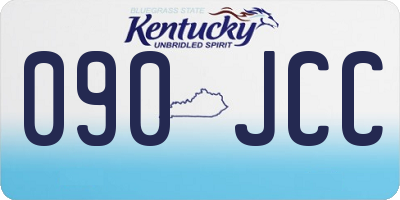 KY license plate 090JCC